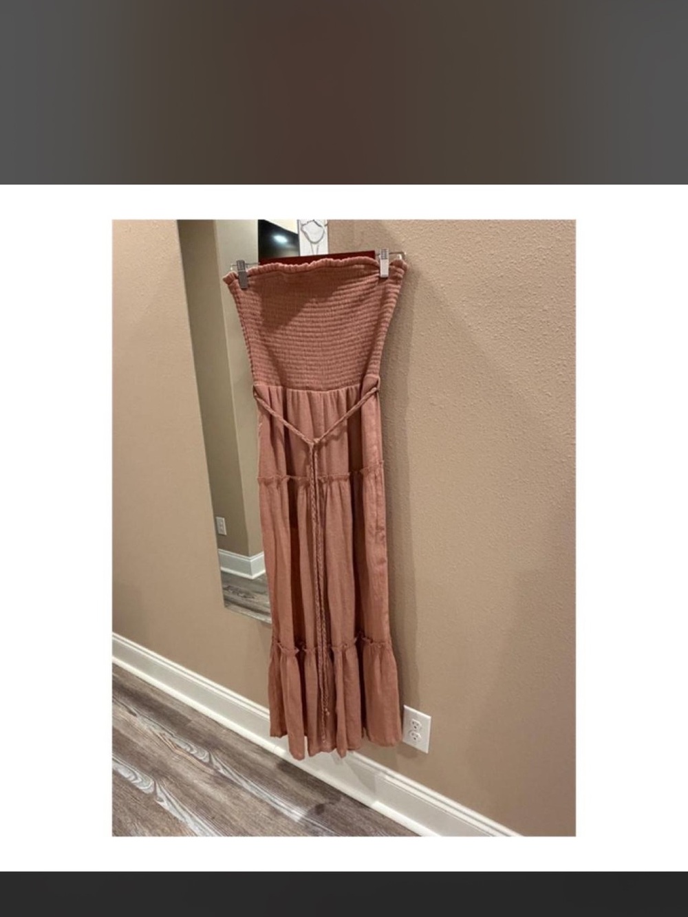 Dusty Rose/Mauve Love tree onesie